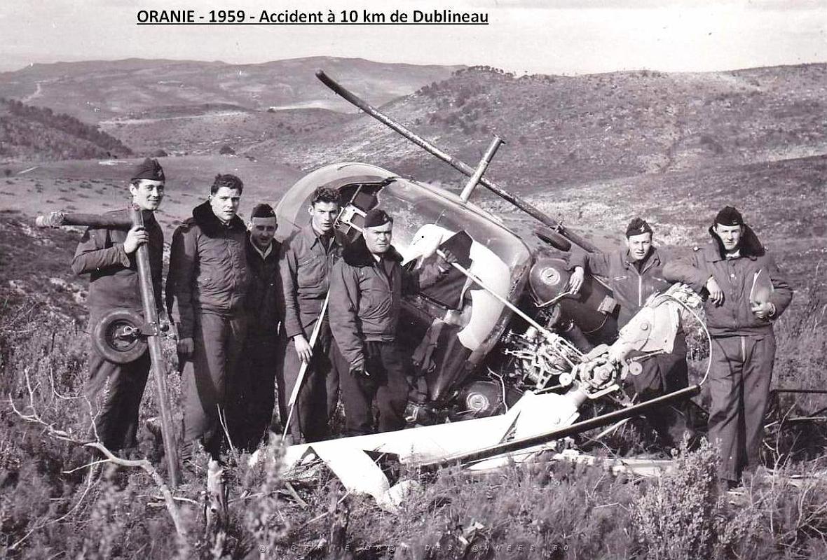 Oran- SDV- 6520-Accident a 10 kms de Dublineau en 1959 .jpg